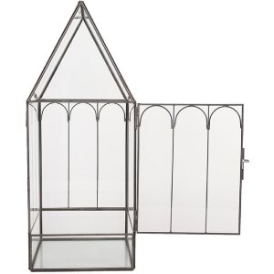 Clayre & Eef 6GL5367 Decorazione Mini Serra 15x15x38 cm
