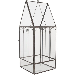 Clayre & Eef 6GL5367 Decorazione Mini Serra 15x15x38 cm
