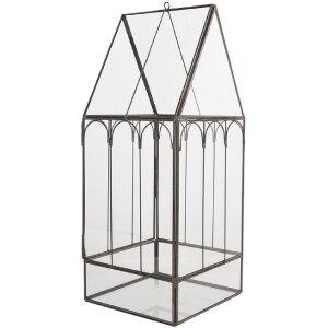 Clayre & Eef 6GL5367 Decorazione Mini Serra 15x15x38 cm