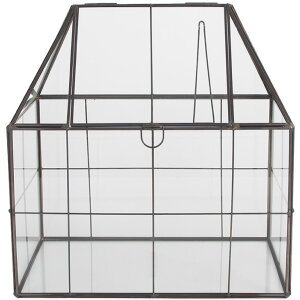 Clayre & Eef 6GL5368 Decorazione Mini Serra 25x16x26 cm