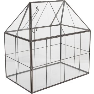 Clayre & Eef 6GL5368 Decorazione Mini Serra 25x16x26 cm
