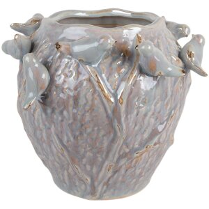Vaso per fiori in terracotta Clayre & Eef 6TE0586 Ø 25x20 cm
