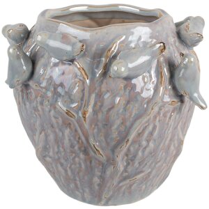 Vaso per fiori in terracotta Clayre & Eef 6TE0586 Ø 25x20 cm