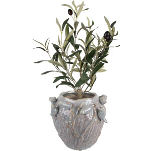 Vaso per fiori in terracotta Clayre & Eef 6TE0586 Ø 25x20 cm
