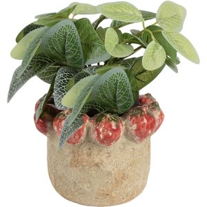 Vaso per fiori in terracotta Clayre & Eef 6TE0588M Ø 15x11 cm