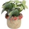 Vaso per fiori in terracotta Clayre & Eef 6TE0588M Ø 15x11 cm