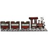 Treno Decorativo Clayre & Eef 5Y1298 95x19x28 cm