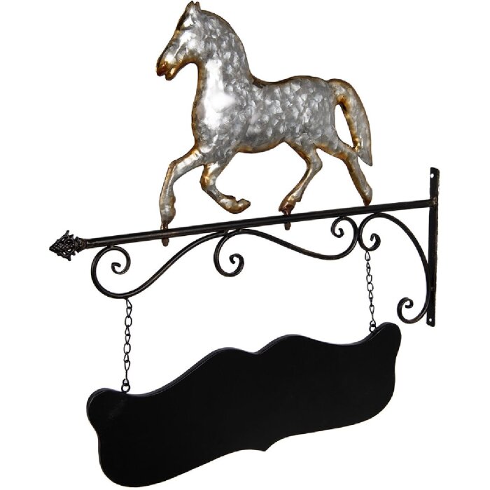 Cartello Decorativo Cavallo Clayre & Eef 5Y1312 66x3x67 cm