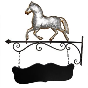 Cartello Decorativo Cavallo Clayre & Eef 5Y1312 66x3x67 cm