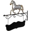 Cartello Decorativo Cavallo Clayre & Eef 5Y1312 66x3x67 cm