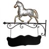 Cartello Decorativo Cavallo Clayre & Eef 5Y1312 66x3x67 cm