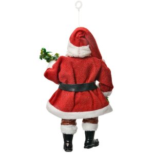 Clayre & Eef 66248 Decorazione Appendibile Babbo Natale 10x6x17 cm