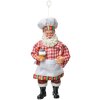Clayre & Eef 66249 Decorazione Appendibile Babbo Natale 9x6x17 cm