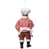 Clayre & Eef 66249 Decorazione Appendibile Babbo Natale 9x6x17 cm