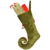 Clayre & Eef 66252 Decorazione Calza di Natale 24x7x46 cm Rossa e Verde