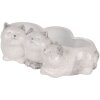 Vaso per fiori Gatto Clayre & Eef 6CE2132 Grigio 27x16x10 cm