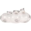 Vaso per fiori Gatto Clayre & Eef 6CE2132 Grigio 27x16x10 cm