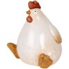 Decorazione Pollo Clayre & Eef 6CE2133 18x14x17 cm Beige & Marrone