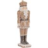 Schiaccianoci decorativo Clayre & Eef 6PR5532 6x5x18 cm Marrone e Bianco