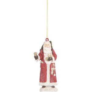Clayre & Eef 6PR5533 Decorazione Ciondolo Babbo...