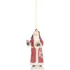 Clayre & Eef 6PR5533 Decorazione Ciondolo Babbo Natale 5x3x11 cm