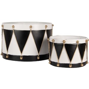 Set di 2 Tamburi Decorativi Clayre & Eef 6Y5806...