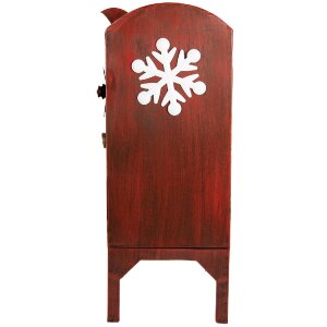 Cassetta Postale Clayre & Eef 6Y5807 27x21x53 cm Rossa