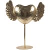 Cuore decorativo in ferro Clayre & Eef 6Y5862 Oro 38x11x47 cm