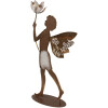 Decorazione Angelo Clayre & Eef 6Y5959 20x8x36 cm Oro e Marrone