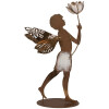 Decorazione Angelo Clayre & Eef 6Y5959 20x8x36 cm Oro e Marrone