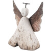Decorazione Angelo Clayre & Eef 8x3x9 cm Bianco Marrone 6H2416S