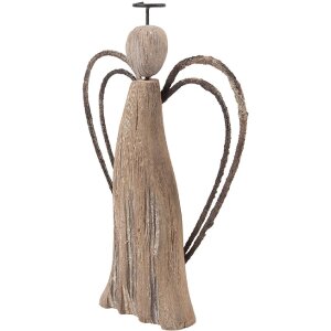 Decorazione Angelo Clayre & Eef 6H2421M 12x3x18 cm