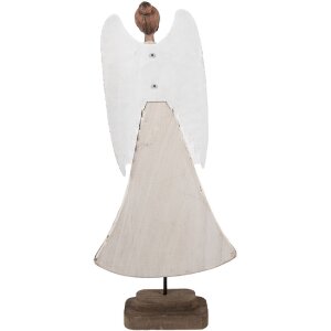Decorazione Angelo Clayre & Eef 6H2424 19x6x42 cm Bianco