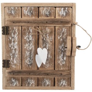 Portachiavi in legno e ferro Clayre & Eef 6H2431...