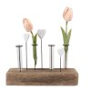 Portavasi decorativo con Vasi Clayre & Eef 6H2432 30x9x23 cm