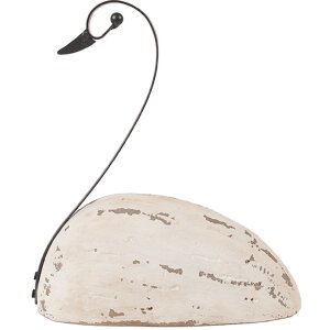 Clayre & Eef 6H2433M Decorazione Cigno 17x8x19 cm