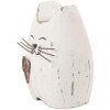 Decorazione Gatto in Legno Clayre & Eef 6H2435S 6x4x7 cm