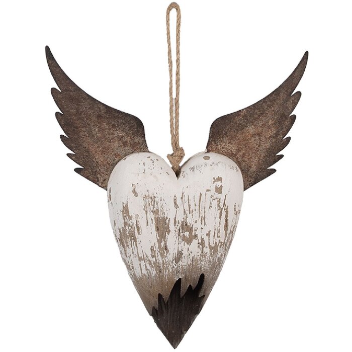 Decorazione Ciondolo Cuore Clayre & Eef 6H2415L 25x4x30 cm