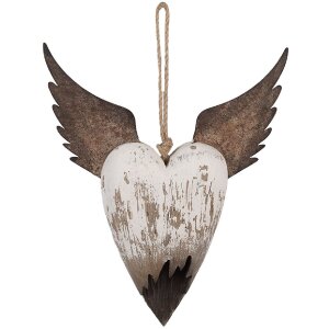 Decorazione Ciondolo Cuore Clayre & Eef 6H2415L 25x4x30 cm