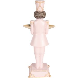 Clayre & Eef 6PR5368 Decorazione Schiaccianoci Rosa 18x17x40 cm