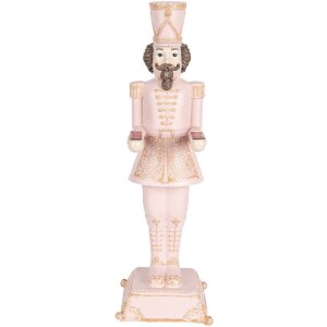 Clayre & Eef 6PR5368 Decorazione Schiaccianoci Rosa 18x17x40 cm