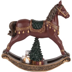 Clayre & Eef 6PR5407 Decorazione Cavallino a Dondolo 18x5x19 cm