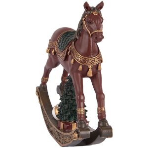 Clayre & Eef 6PR5407 Decorazione Cavallino a Dondolo 18x5x19 cm