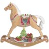Cavallo a dondolo decorativo Clayre & Eef 6PR5415 26x7x24 cm