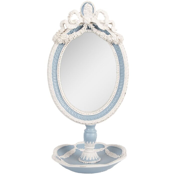 Specchio da tavolo Clayre & Eef 62S338 14x14x28 cm