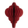 Pallina di Natale in Carta Clayre & Eef 6PA0520 Ø 9x12 cm Rossa