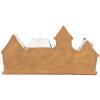 Clayre & Eef 6PR5377 Decorazione di Case 25x6x13 cm Marrone/Bianco