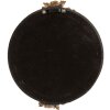Specchio da parete Clayre & Eef 62S340M 17x2x20 cm Nero-Oro