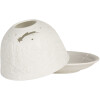 Portacandele in porcellana Clayre & Eef 6CE2208 Bianco Ø 12x8 cm