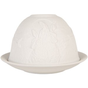 Portacandele in porcellana Clayre & Eef 6CE2210...